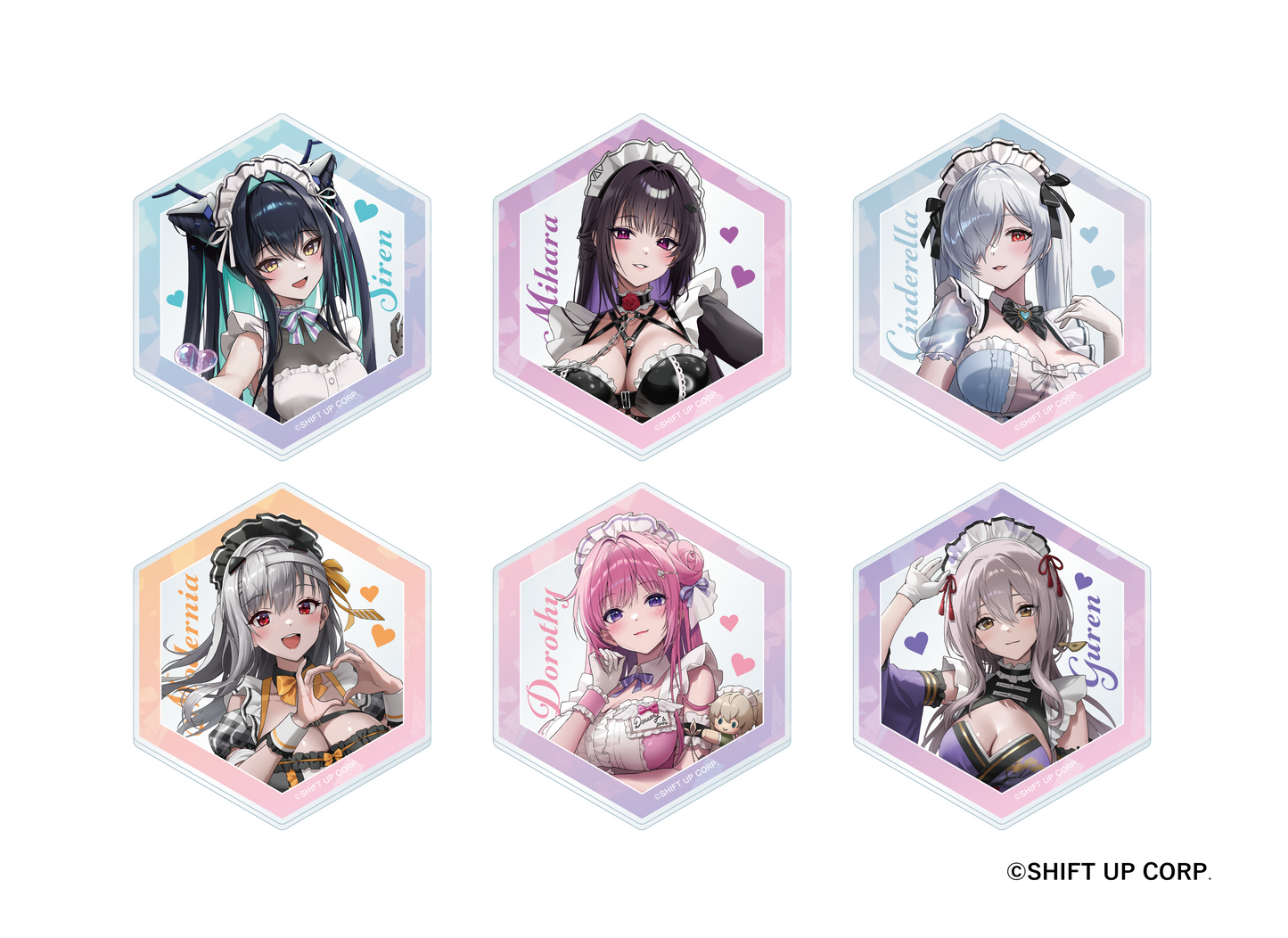 トレーディングアクリルコースター(全6種) - 勝利の女神:NIKKE 第2弾