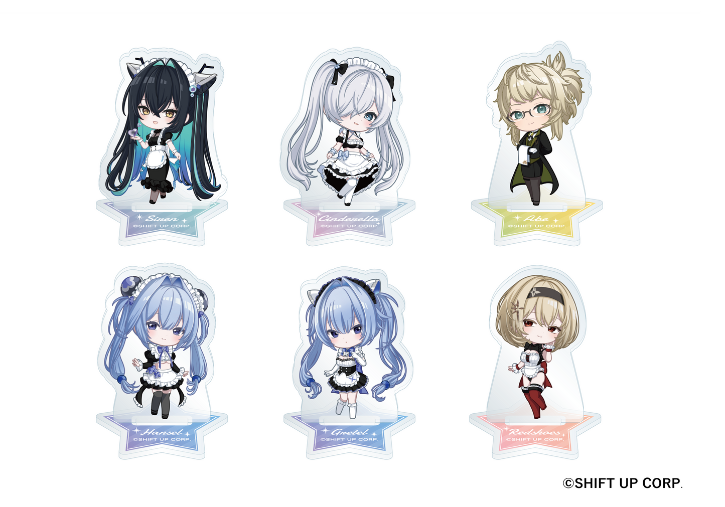 トレーディングミニキャラアクリルスタンド(全6種) - 勝利の女神:NIKKE 第2弾