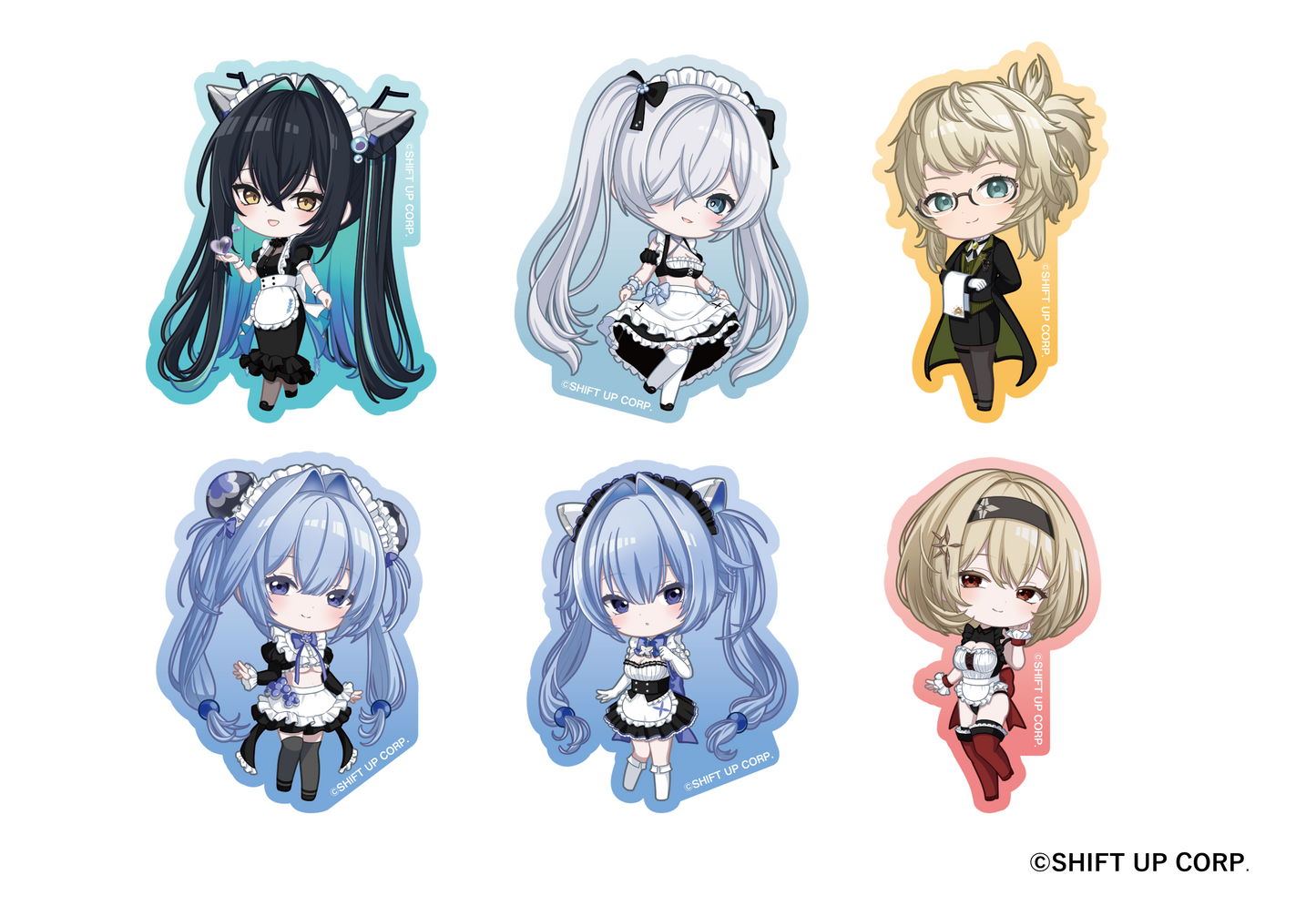 トレーディングダイカットステッカー(全6種) - 勝利の女神:NIKKE 第2弾