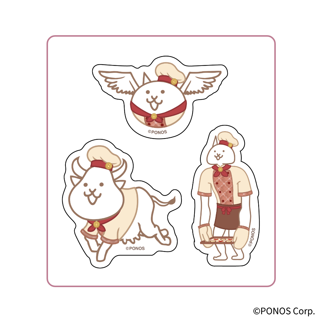 ステッカーセット(全3種)- 「にゃんこ大戦争」