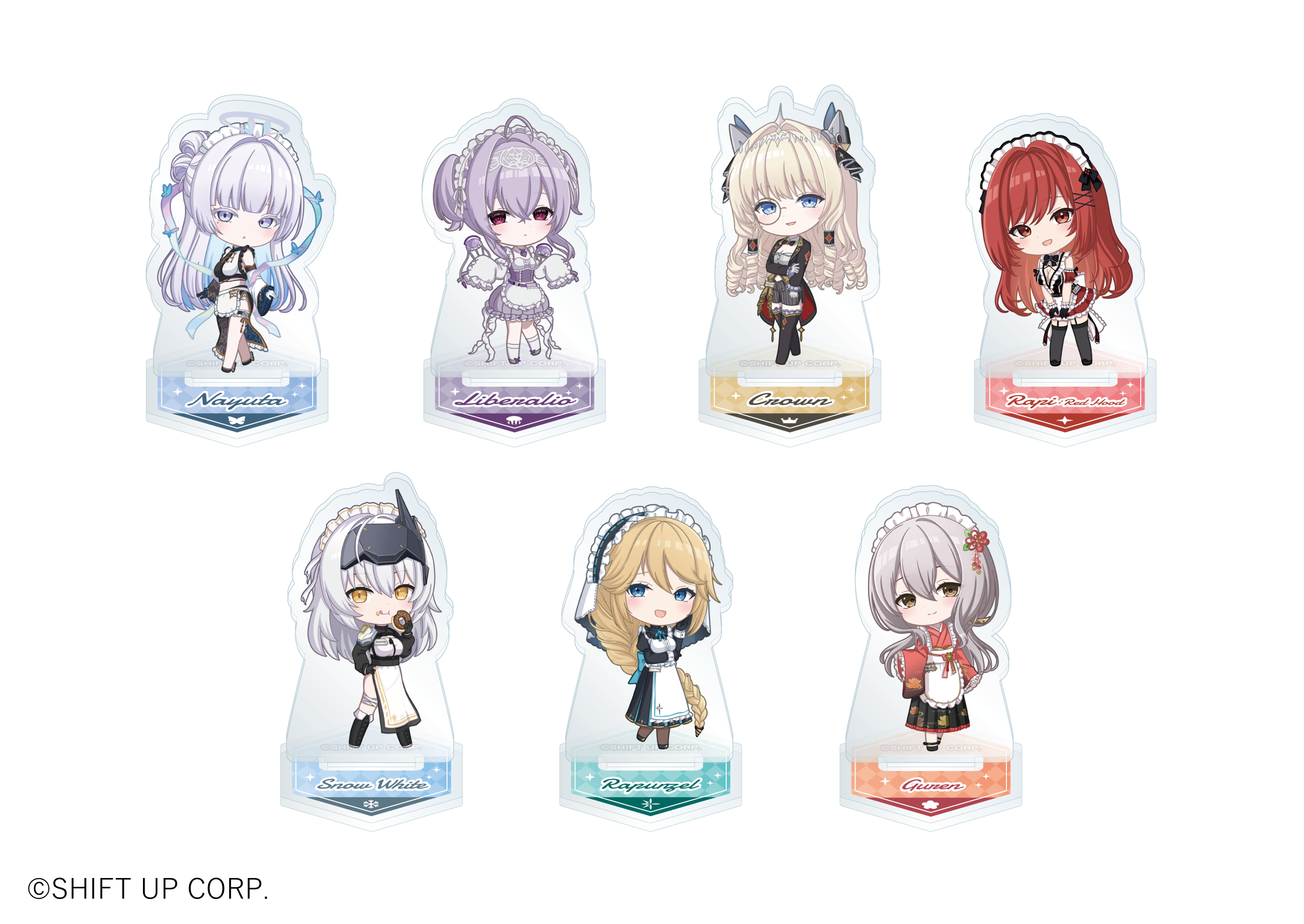トレーディングアクリルスタンド ミニキャラver.（全7種）- 勝利の女神