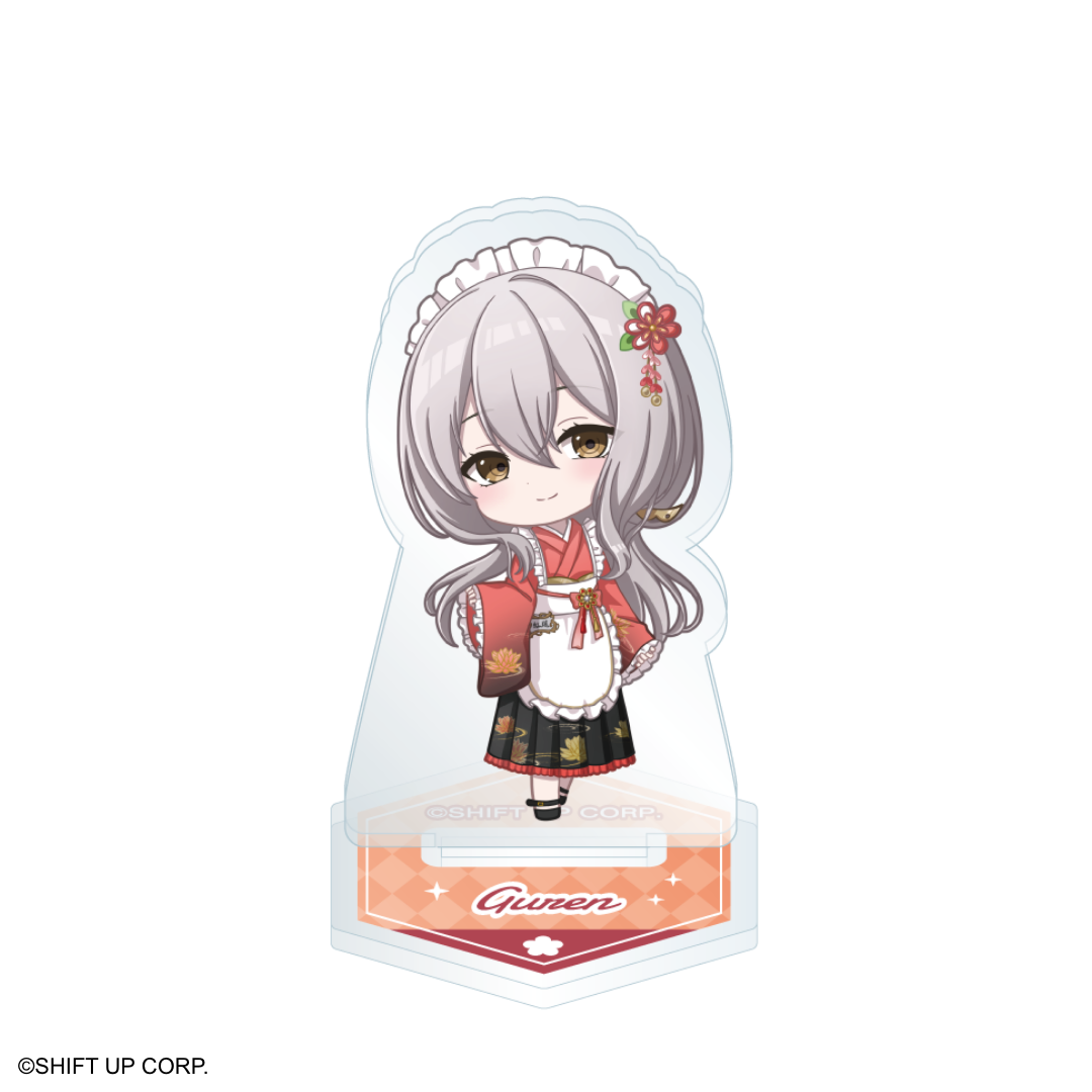 トレーディングアクリルスタンド ミニキャラver.(全7種)- 勝利の女神:NIKKE Collaboration Cafe 第3弾