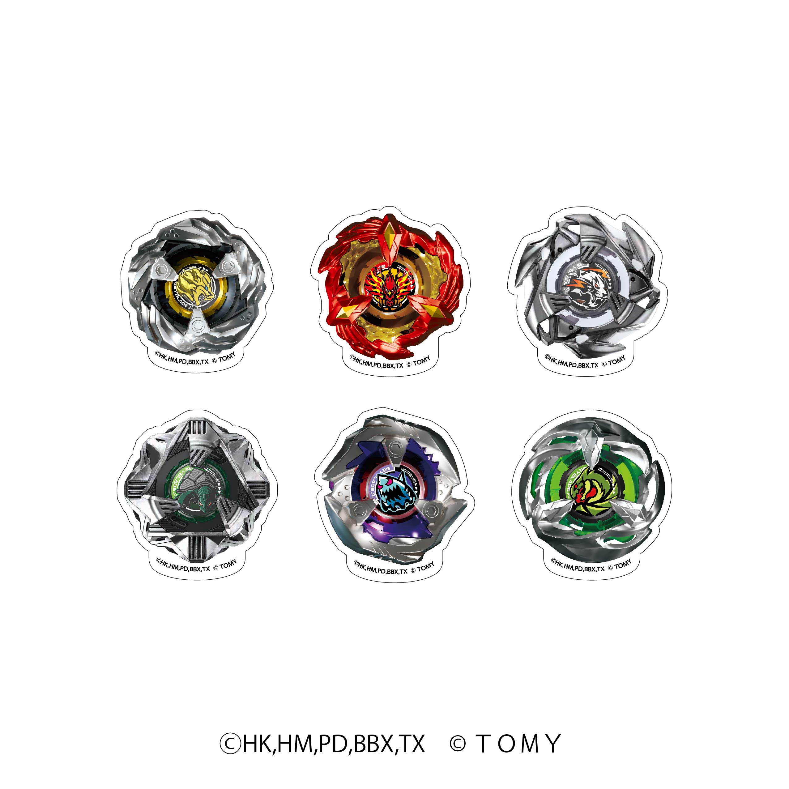 BEYBLADE BAR BEYBLADE X ランダムダイカットステッカーVol.1