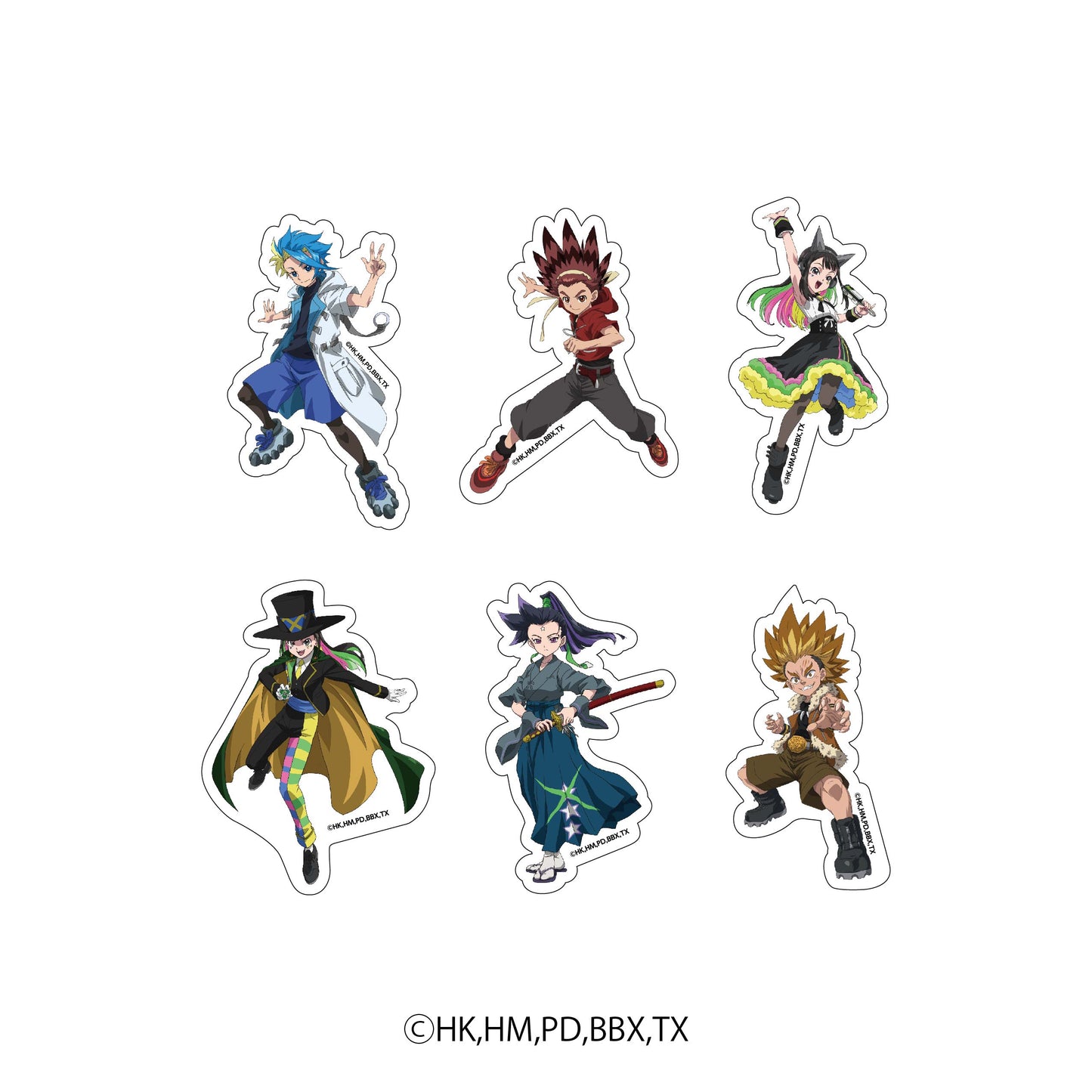 BEYBLADE BAR BEYBLADE X ランダムダイカットステッカーVol.1 ブレーダーVer. (全12種ランダム)