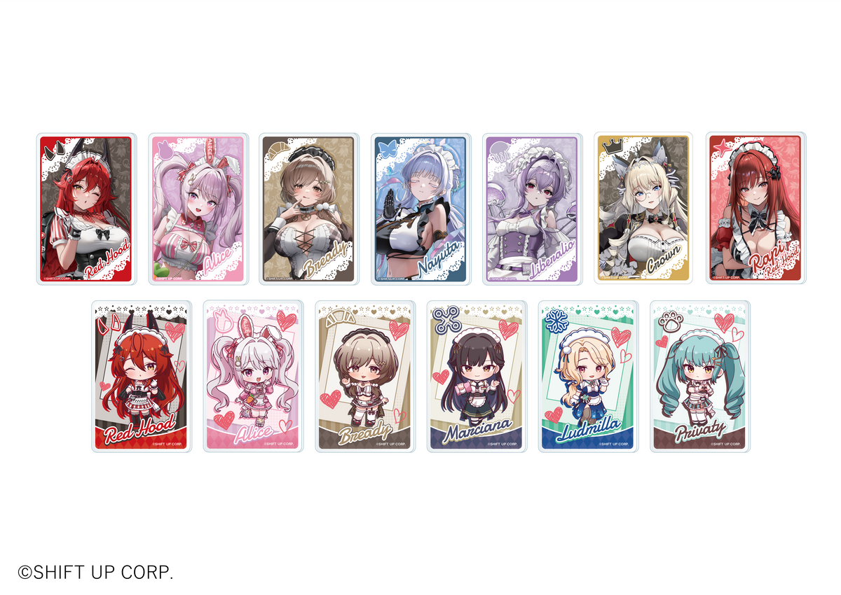 勝利の女神：NIKKE トレーディングカード まとめ トレーディングアクリルカード（全13種）- 勝利の女神：NIKKE 第4弾