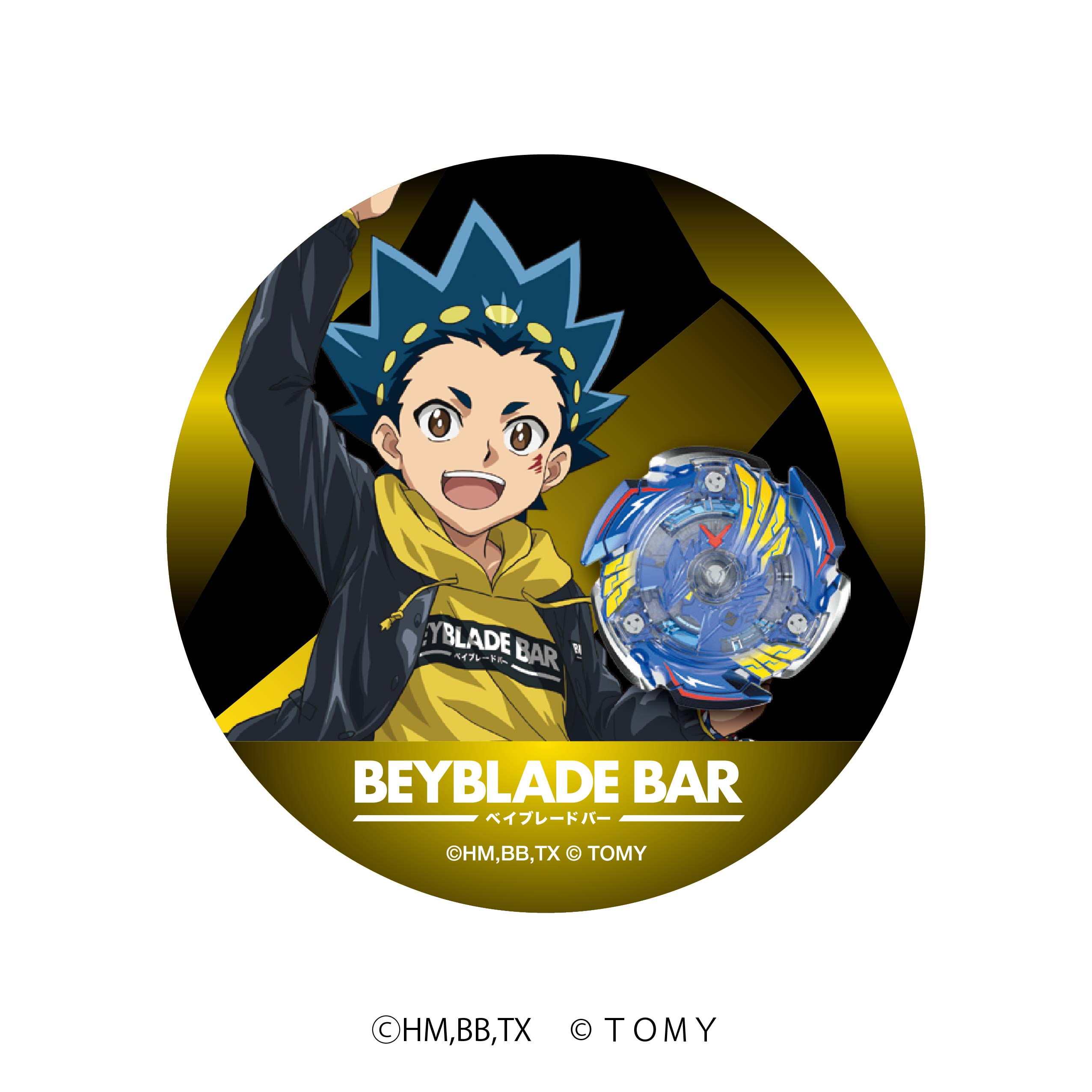 BEYBLADE BAR オリジナル缶バッジ (全5種/描き下ろしイラスト) – and