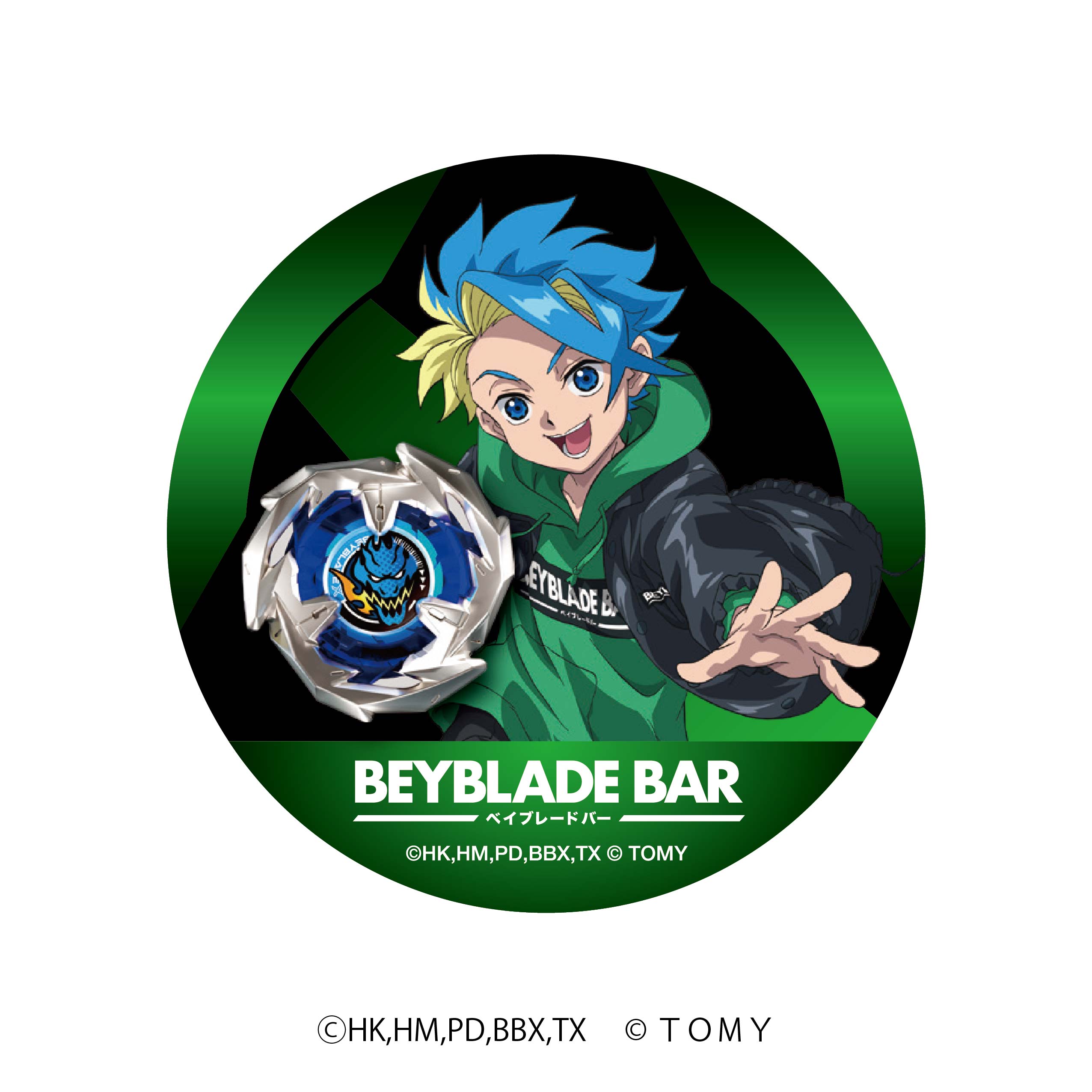 BEYBLADE BAR オリジナル缶バッジ (全5種/描き下ろしイラスト) – and