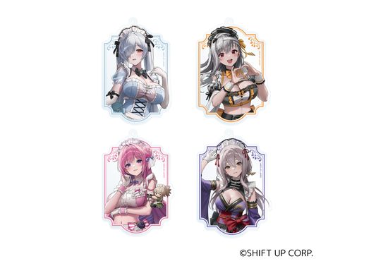 等身イラストアクリルキーホルダー（全4種）