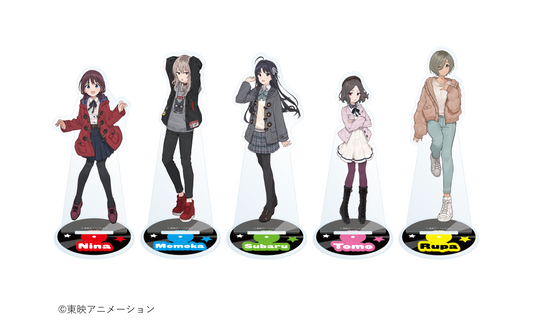 アクリルスタンド 私服ver.（全5種）- TVアニメ『ガールズバンドクライ』
