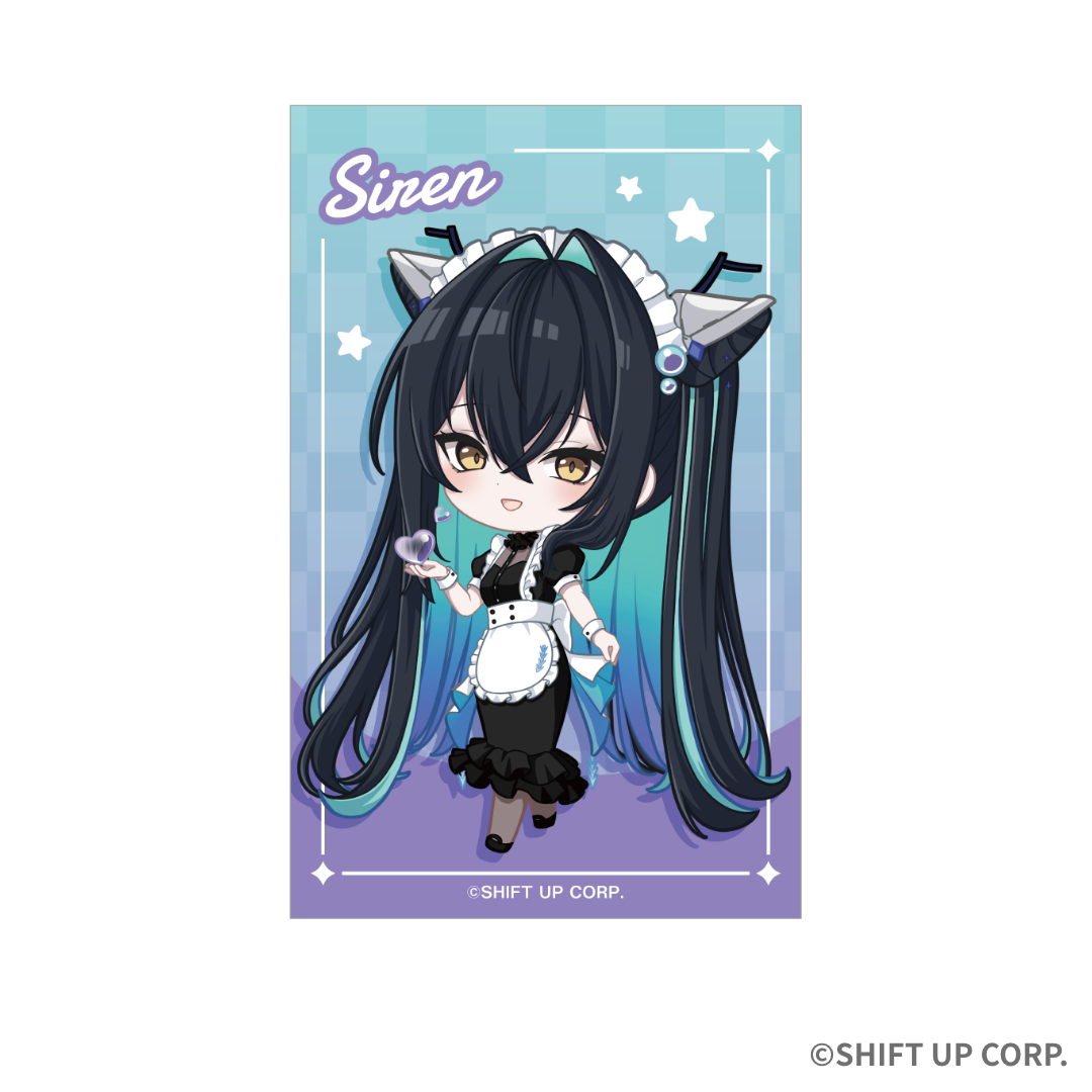 トレーディングクリアカード ミニキャラver.（全6種） - 勝利の女神：NIKKE 第2弾