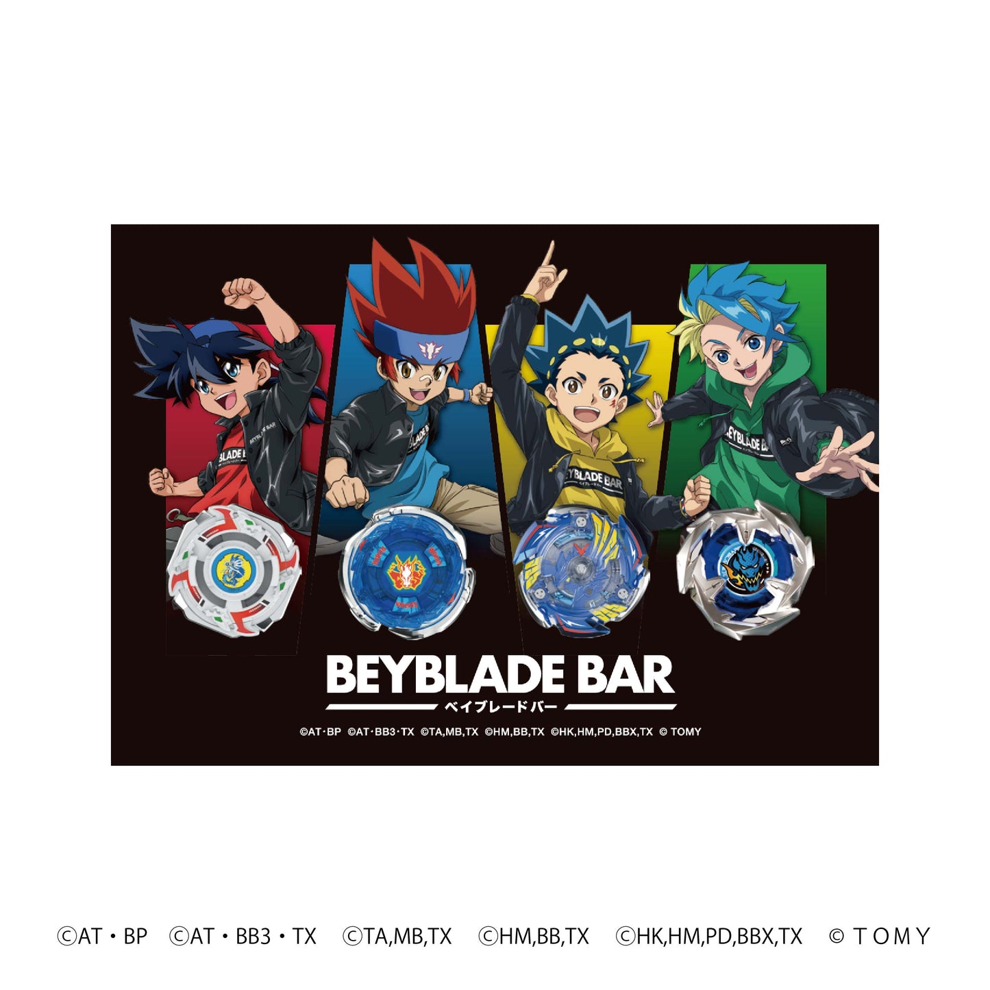 BEYBLADE BAR オリジナルステッカー(描き下ろしイラスト)
