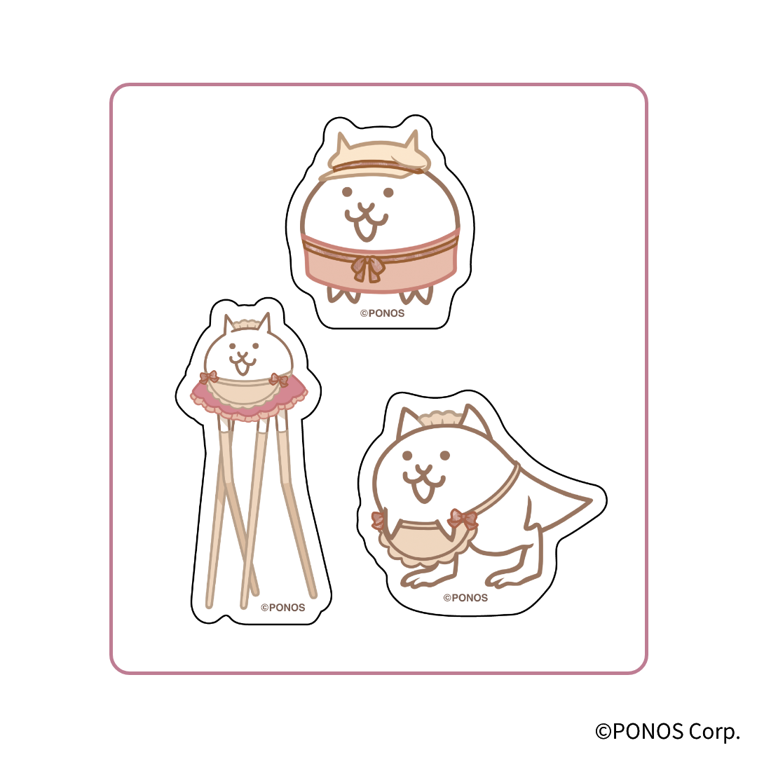 ステッカーセット（全3種）- 「にゃんこ大戦争」