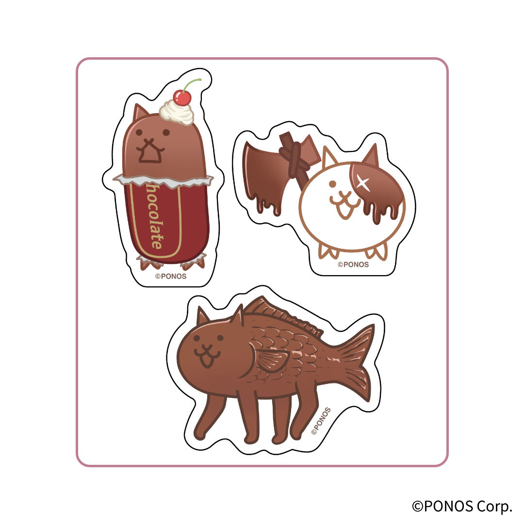 ステッカーセット（全3種）- 「にゃんこ大戦争」