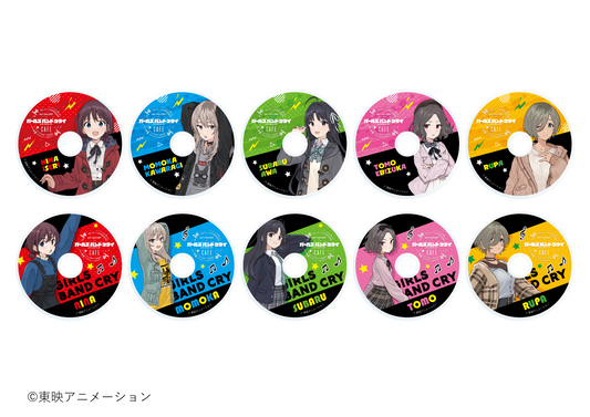 トレーディングＣＤ風アクリルコースター（全10種）- TVアニメ『ガールズバンドクライ』