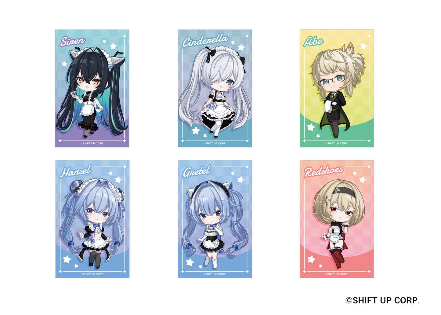 トレーディングクリアカード ミニキャラver.（全6種） - 勝利の女神：NIKKE 第2弾