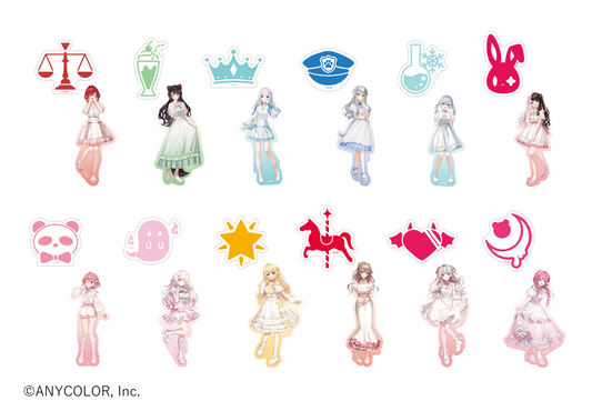 ステッカーセット（全12種）- にじさんじCafe