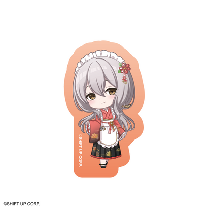 トレーディングダイカットステッカー（全7種）- 勝利の女神：NIKKE Collaboration Cafe 第3弾