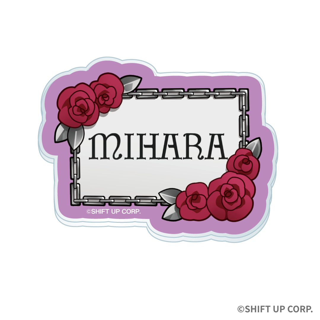 アクリルお名前バッジ（全6種） - 勝利の女神：NIKKE 第2弾