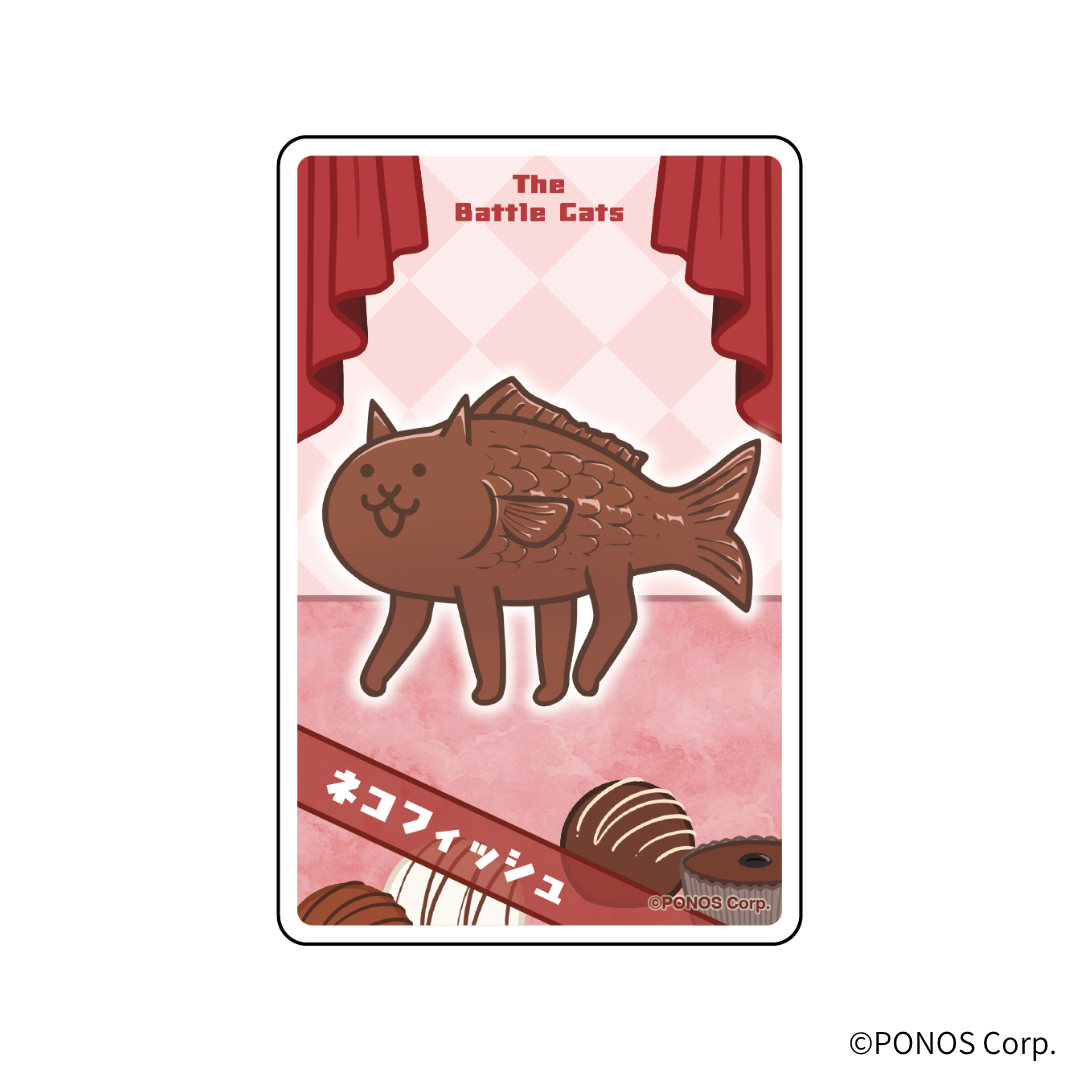トレーディングクリアカード（全9種・ランダム）- 「にゃんこ大戦争」